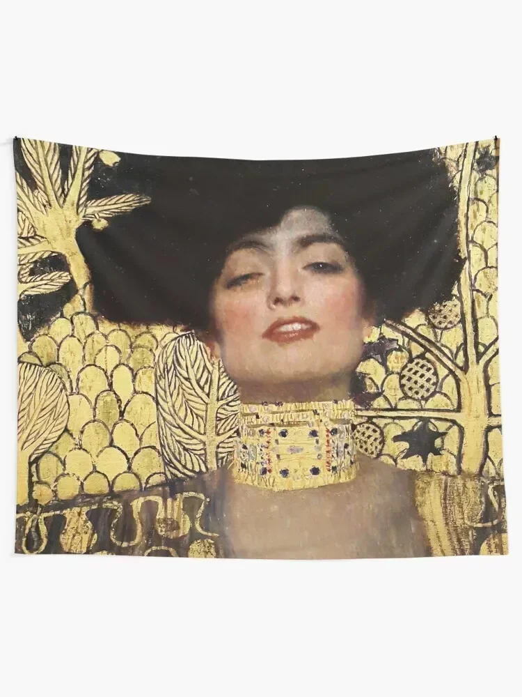 Gustav Klimt, Judith Tapestry Decor For Room Luxury Living Room Decoration Mushroom Wall Deco Tapestry