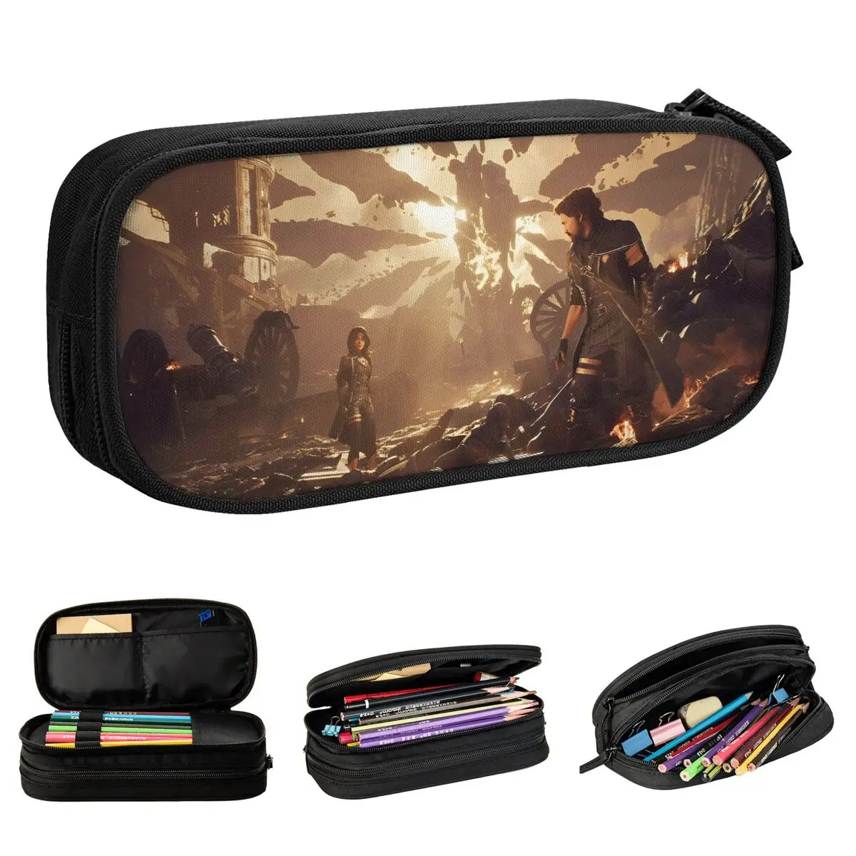 

Clair Obscur Expedition 33, игровые пеналы, сумки для ручек, детские большие офисные подарки, пенал для хранения