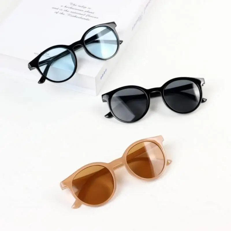 2023 New Kids Sunglasses Fashion Sun Glasses Square Boy Girl Baby Classic Retro Cute Glasses Round Eyewear UV400