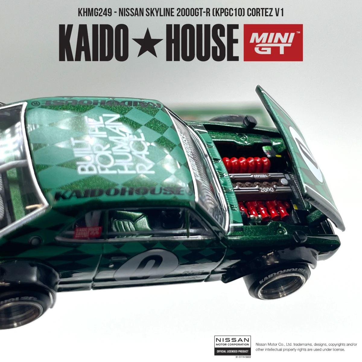 KHMG249 in Stock KAIDO HOUSE 1:64 KPGC10 Skyline 2000GT‑R CORTEZ V1 Collectible Model Vehicles Diecast Modified Display Car