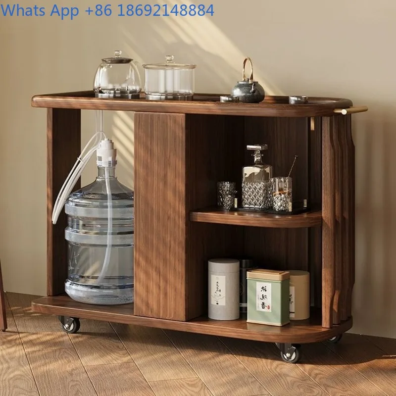 

Многофункциональный журнальный столик из массива дерева, передвижной, с функцией тумбы для хранения, для гостиной