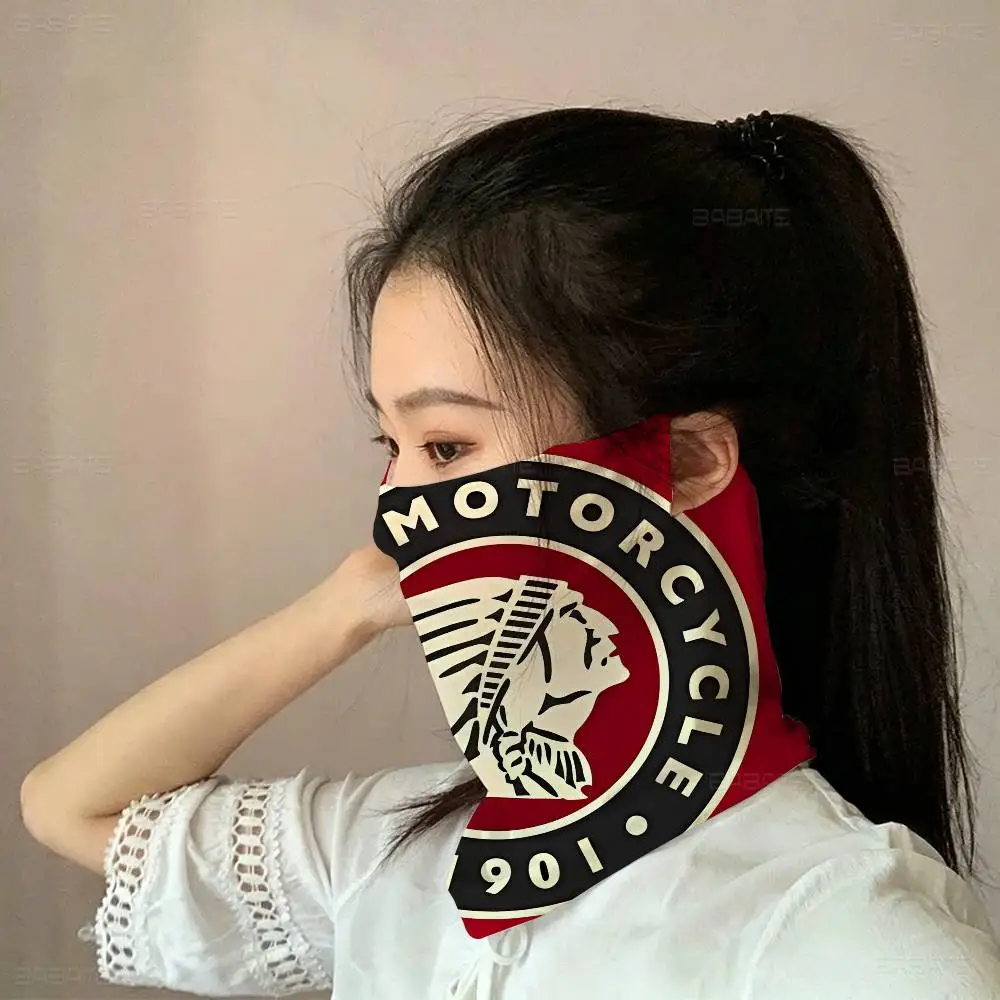Indian Motorcycles Hochelastische, atmungsaktive Gesichtsmaske, Halstuch, Schlauchschal für Motorrad, Ski, Outdoor-Einsatz – Detail 4