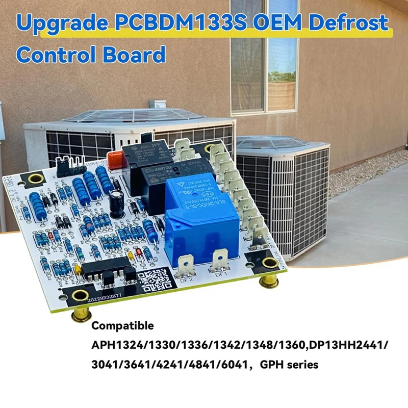 PCBDM133S Defrost Control Board Compatible APH1324/1330/1336,GPH Series,Replacement For Goodman Furnace Control Board