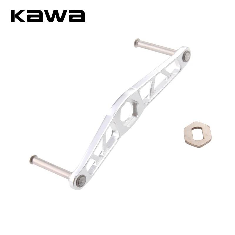 

Kawa New Fishing Reel Handle Alloy Material Hole Size 8x5/7x4mm Length 100mm 15.6g/pc For D/S Reel Rocker Accessory