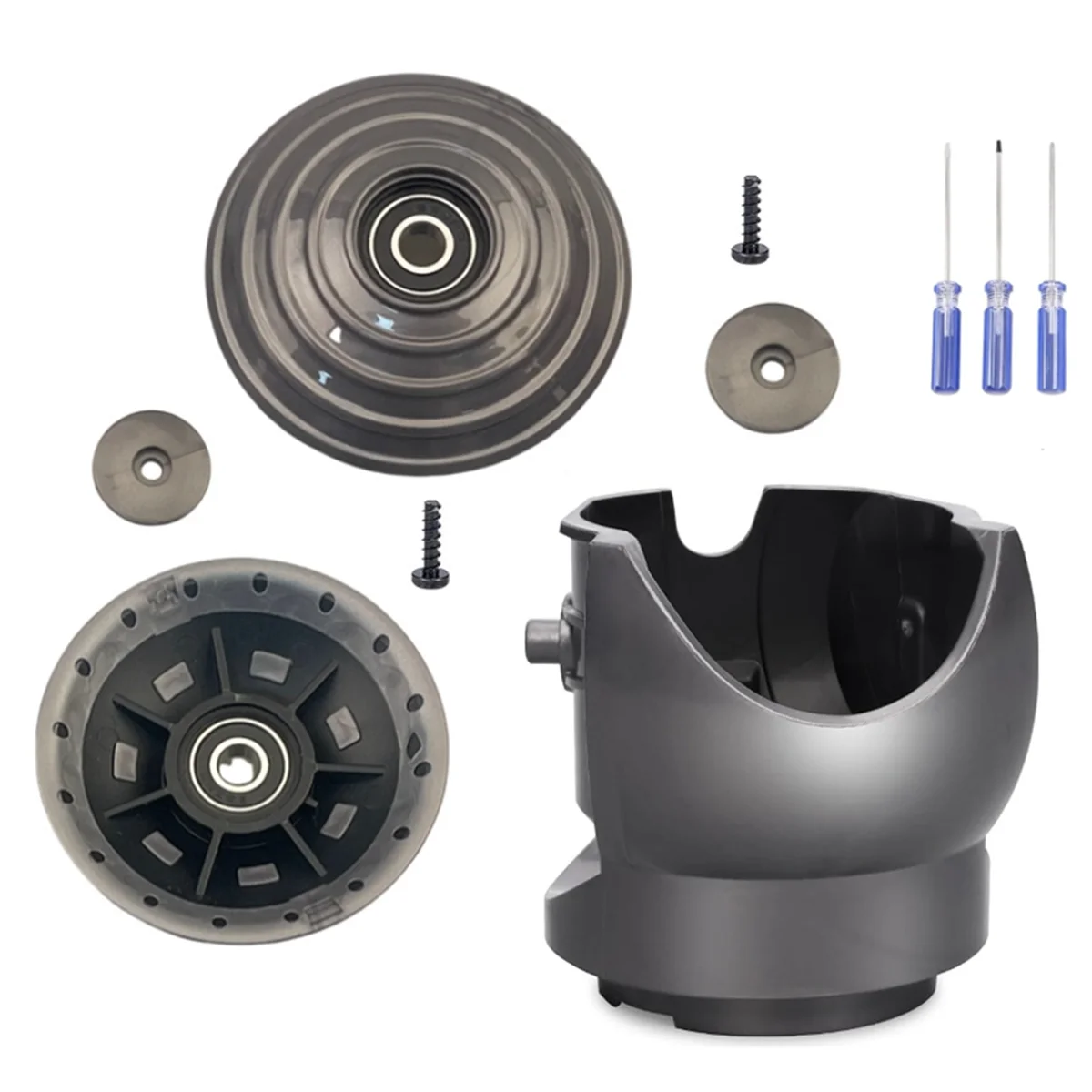 

A23G V-Ball Wheel + Vacuum Head Connector Replacement for Dyson V10 V11 V15 100W High Torque Cleaner Head Accessories