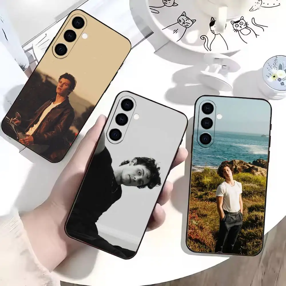Singer Shawn Mendes  Phone Case For Samsung Galaxy A73,A72,A71,A70,A53,A52,A51,Others Soft Black Cover