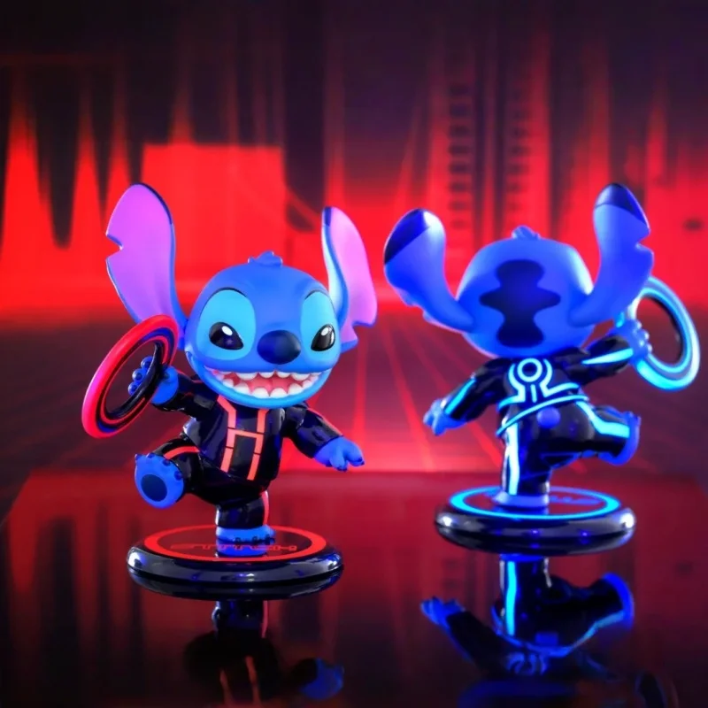 حقيقية الساخن اللعب غرزة ترون آريس صندوق أعمى الأصلي مجموعة صغيرة أنيمي الشكل معركة البدلة لعبة غامضة منصة مستقبلية