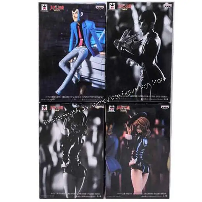 بانداي الأصلي لوبين III Goemon Ishikawa المصمم PART5 أنيمي عمل الشكل سطح المكتب الحلي شخصيات كرتونية نموذج