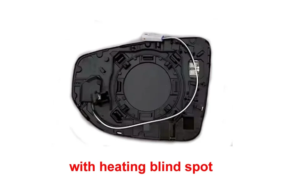 For Lexus ES ES200 ES260 ES300 ES350 2019-2023 Side Mirrors Lens Door Wing Rear View Mirror White Glass with Heating Blind Spot