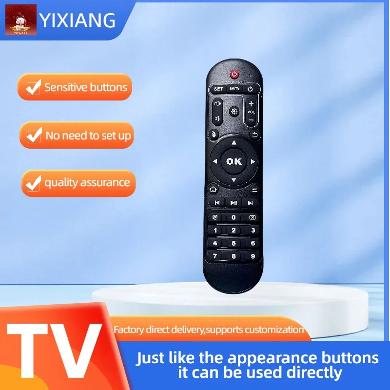 Пульт дистанционного управления подходит для ТВ-приставки X96 Air Smart HDR Android X96 Max + X88 Pro Air Smart TV Box X96 Max + MX10 T95M T95Q T9 T95mini mx9