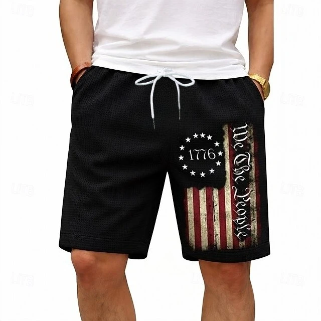 

National Flag Popular Men's Shorts Fashionable Couple 3D Printed Swim Trunks Quick Drying Beach Shorts Casual Street Style