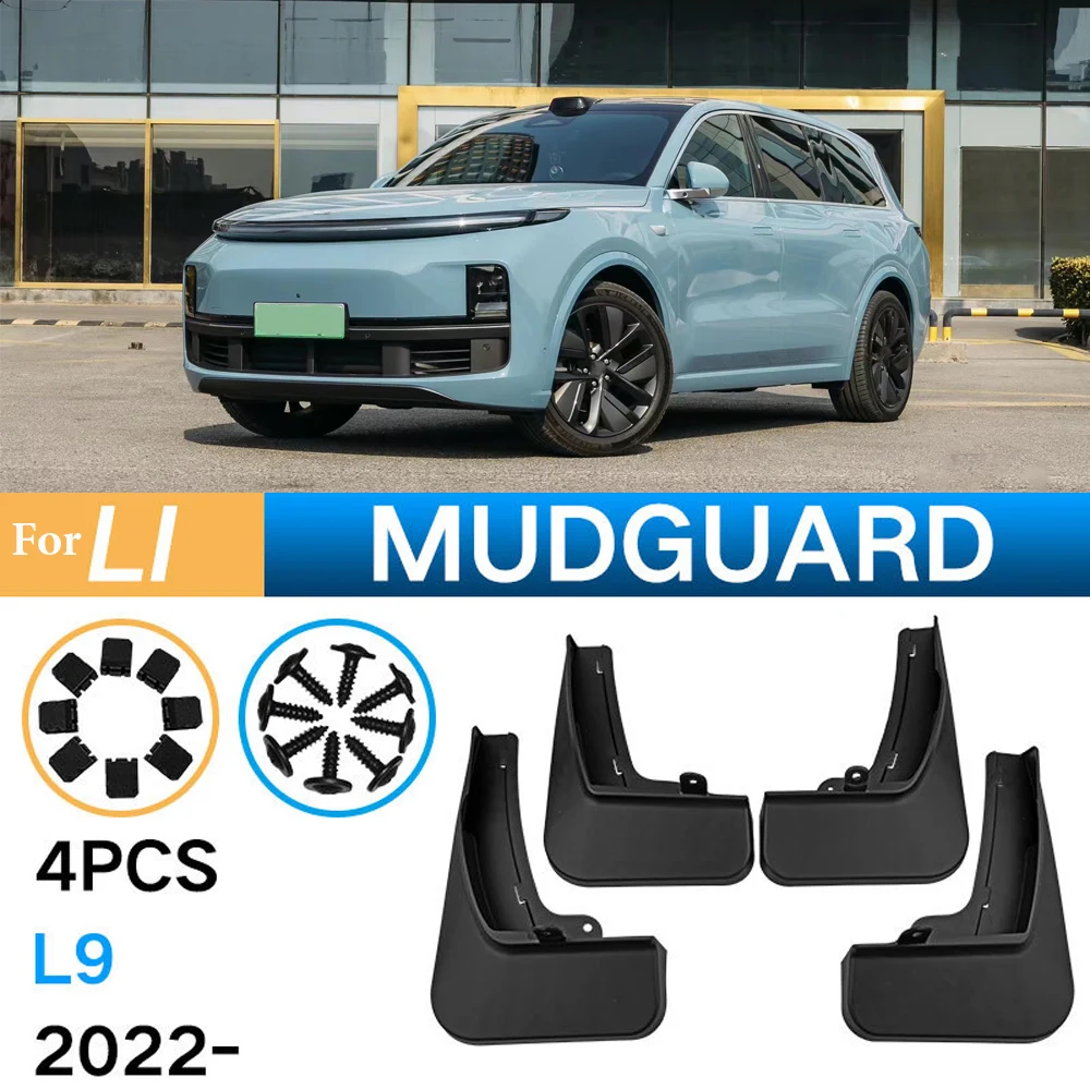 

4PCS Car Mudguards for Li Auto L9 Lixiang 2022 2023 Front Mudflaps Mud Flaps Guards Splash Flaps Fender