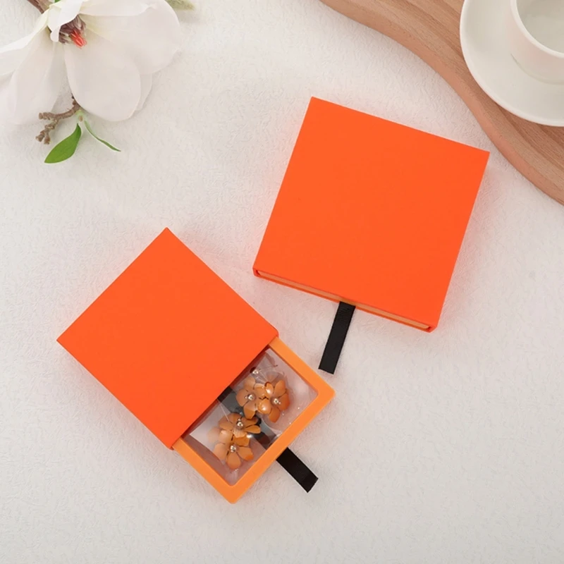 PE Film Jewelry Box Packaging Box Gift Jewelry Box Suspension Box Drawer Box