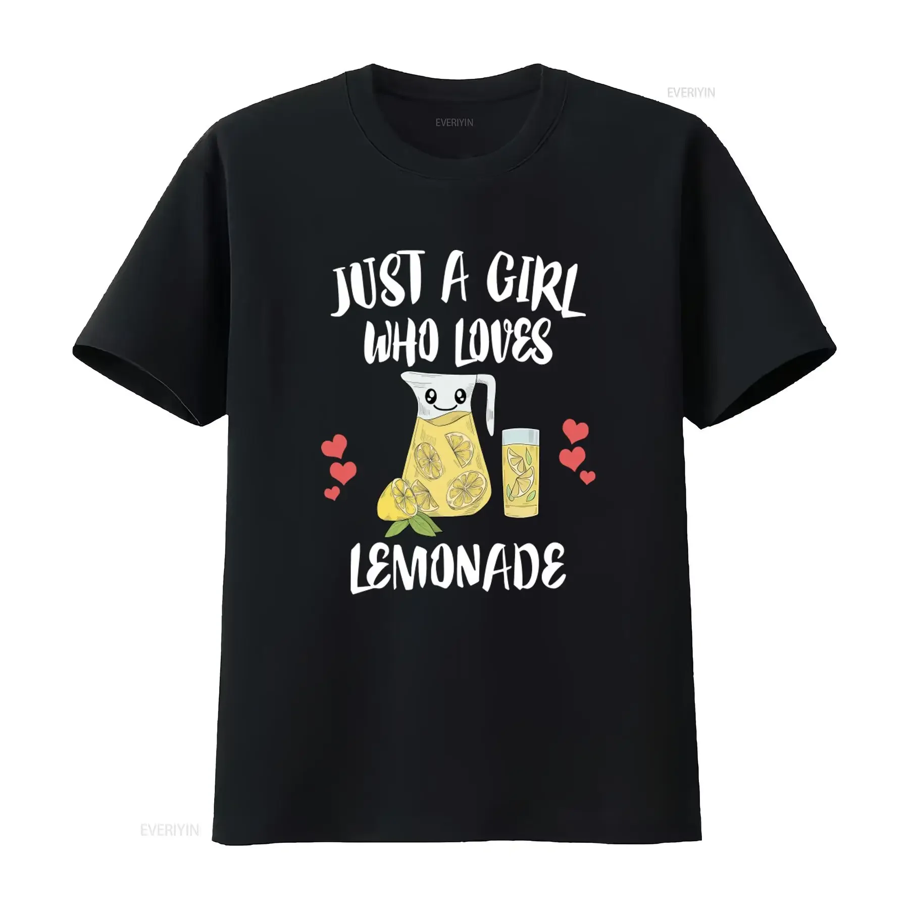 Just A Girl Who Loves Lemonade Drink Lover Adult Toddler Infant Kids T Shirt Cute Design for All Ages vintage Washed Slightly