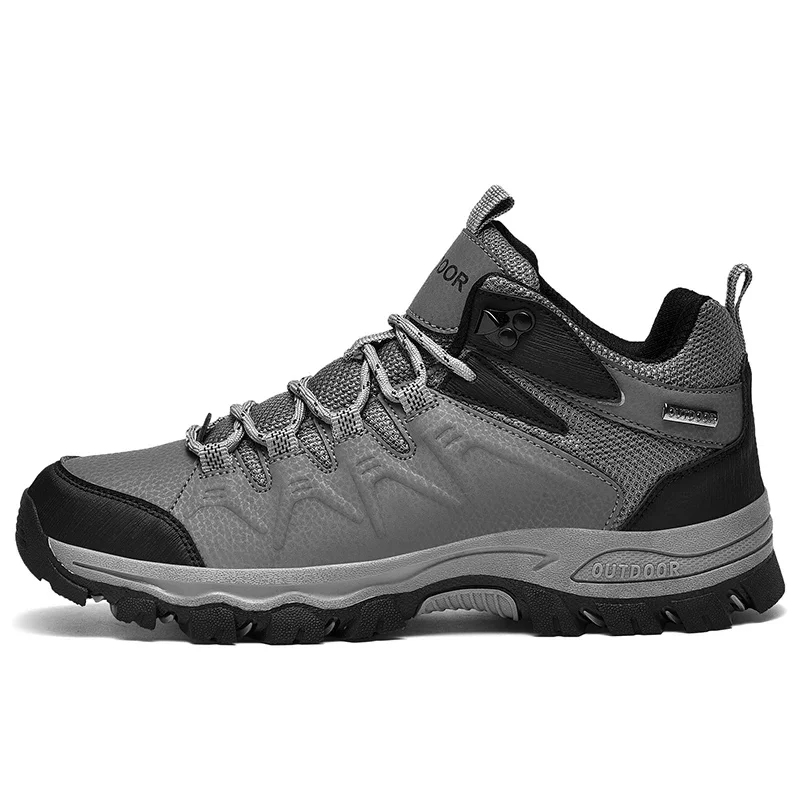 Male Sneakers Casual  Fashion Shoes Winter Outdoors Designer Brand Work Boots Nonslip Sneakers Hiking Shoes for Men