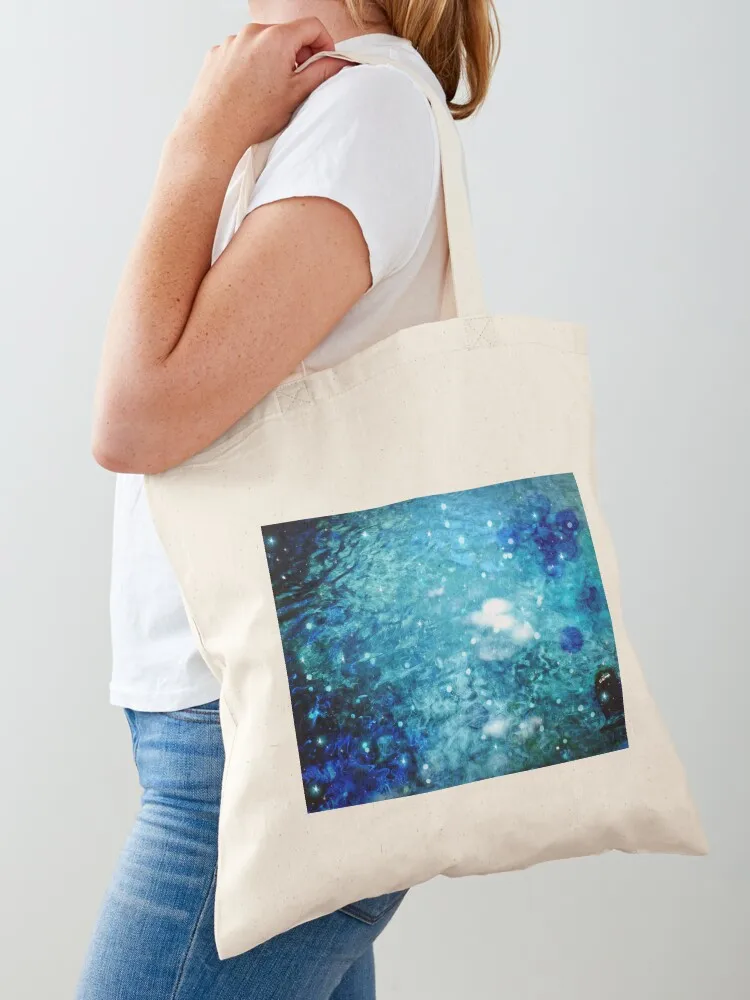 

Deep Blue Horizon Tote Bag Canvas bag for women tote bag woman shopping cart bags Custom