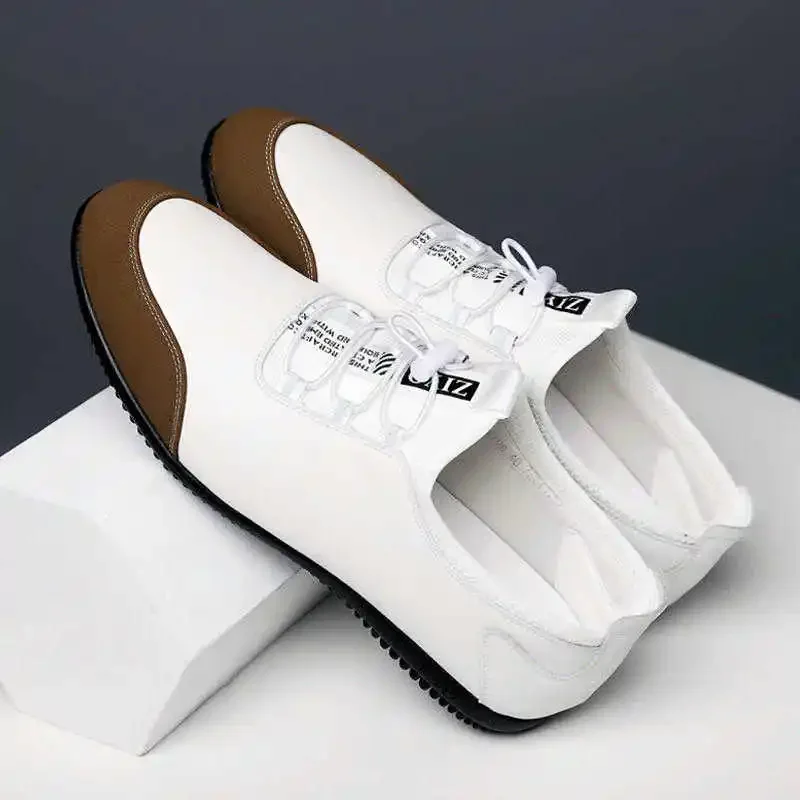 

High Sole Demi-season Boots Shoes Men Leopard Loafers Shoes Ankle Boots Sneakers Sport New Style Footwear Trend