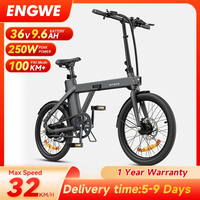 ENGWE P20 20 inch Folding Electric Bike 250W Motor Torque Sensor E-Bike 36V 9.6Ah Battery Hydraulic Disc Brakes Electric Bicycle