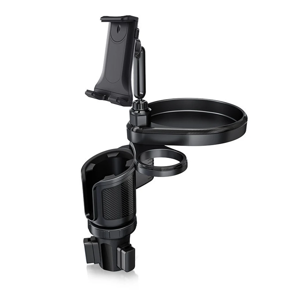 

Car Cup Holder With Innovative Tray Two Cup Holders Food Table Phone Holder Enhancing Driving Experience And SUVs Trucks