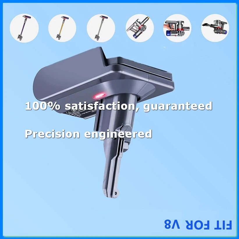 

V7 V8 Adapter for 18V Lithium-Ion Battery Convert To for V7 V8 Tool Use for V8 Series-A07G
