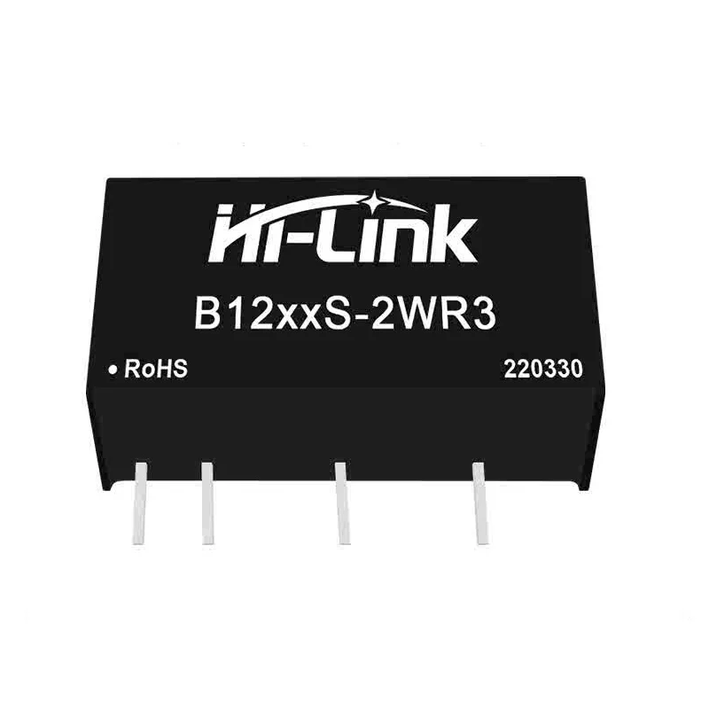 Imagem -04 - Hi- Link Módulo de Alimentação de Comutação Isolada Eficiência Doméstica Inteligente Conversor dc B1212s2wr3 20 Pcs 2w 12v 90