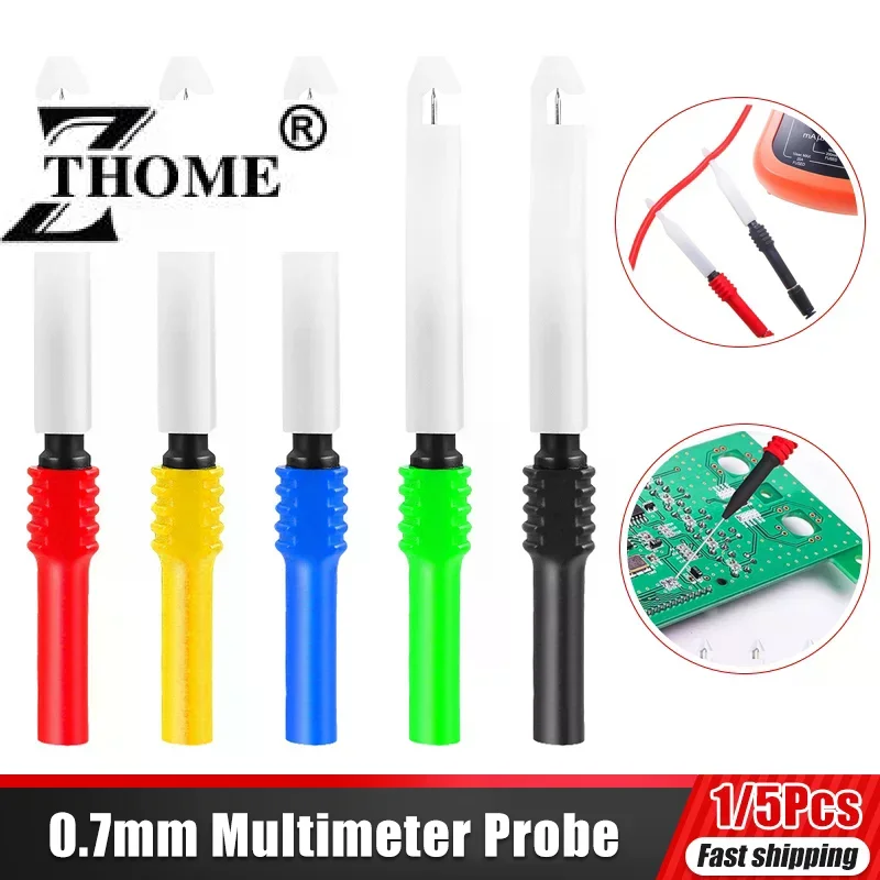 1/5Pcs Oscilloscope Tool for Vehicle Electrician; Multimeter Probe; Back Pin Banana Plug Tester