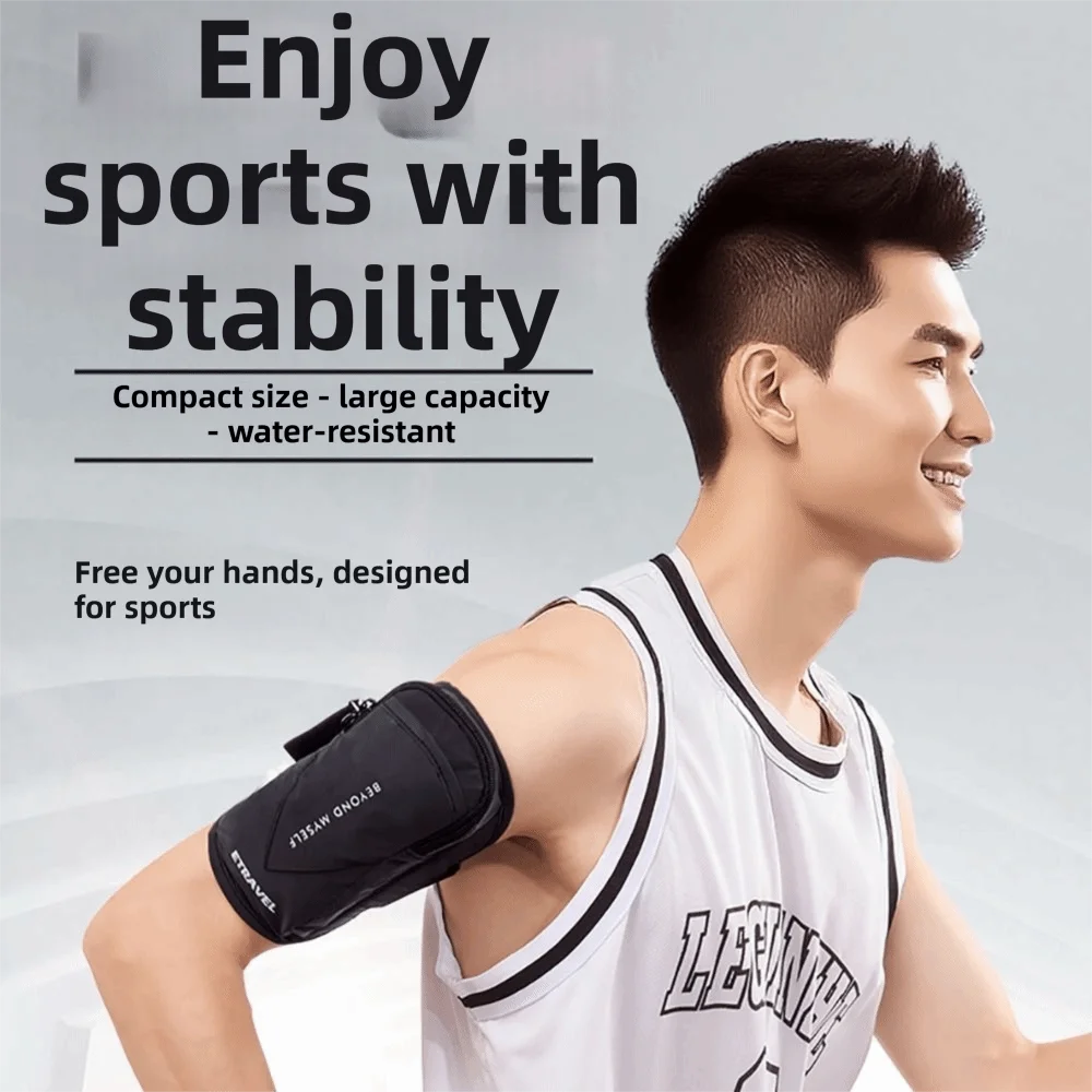 Fitness Gear Waterproof Phone Armband Universal Reflective Running Armband Night Running Arm Wrist Pouch Jogging