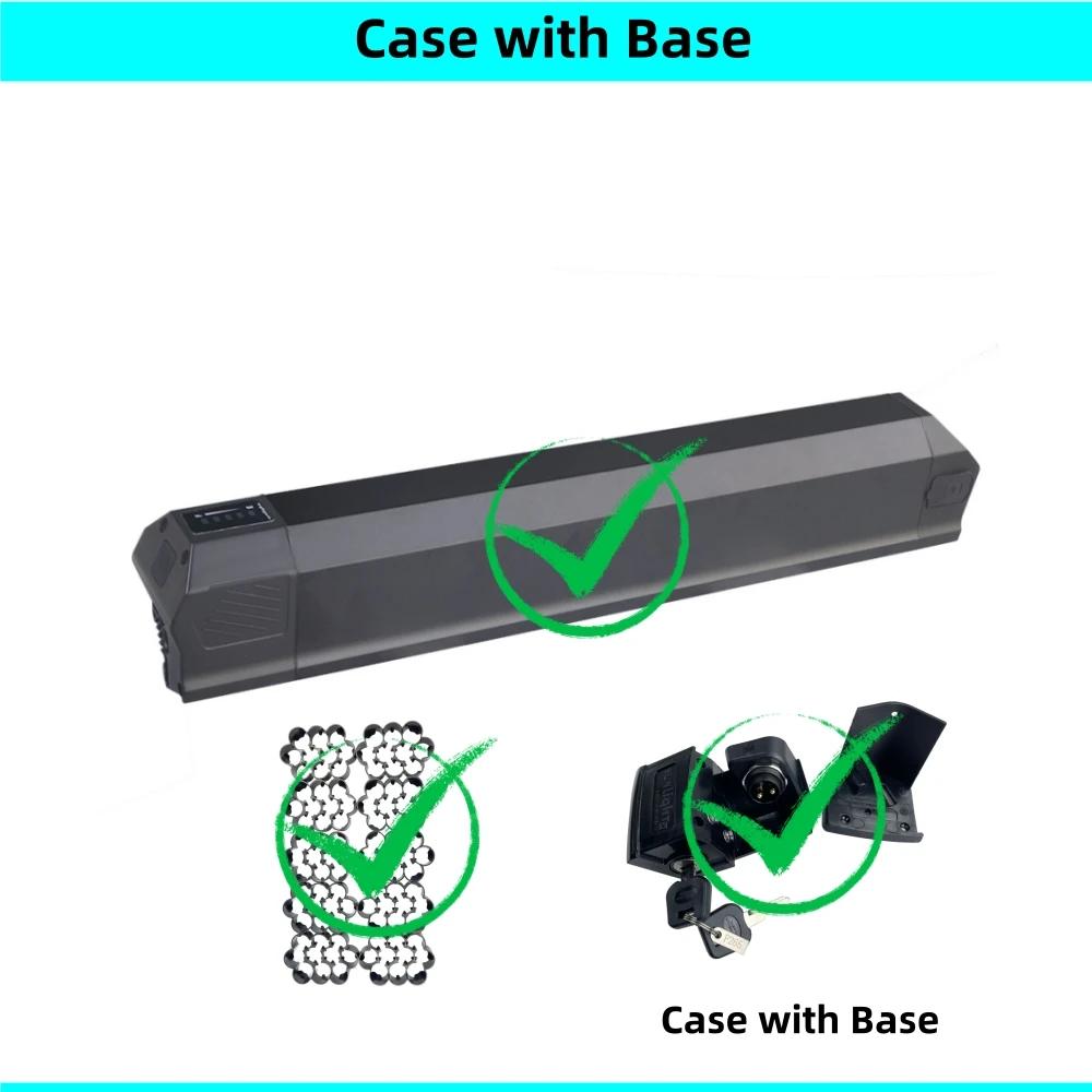 Sunlight 2 Sun Light 2 Ebike Battery Box with Mount Base Bracket Mounting Plate Battery Housing 36V 48V Battery Case SSE-059