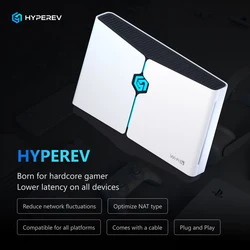 Hyperev-ゲームブースターコンソール,プレイステーションを強化するためのゲームルーター,Nintendo Switch, Xboxネットワーク,ゲームの中断を減らす,サッカー,タラ