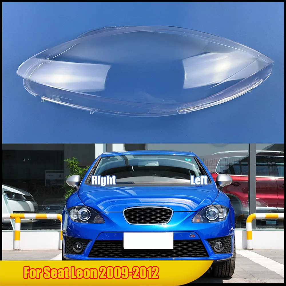 

For Seat Leon 2009-2012 Transparent Shade Mask Headlight Cover Lampshade Headlamp Shell Plexiglass Auto Replacement Parts