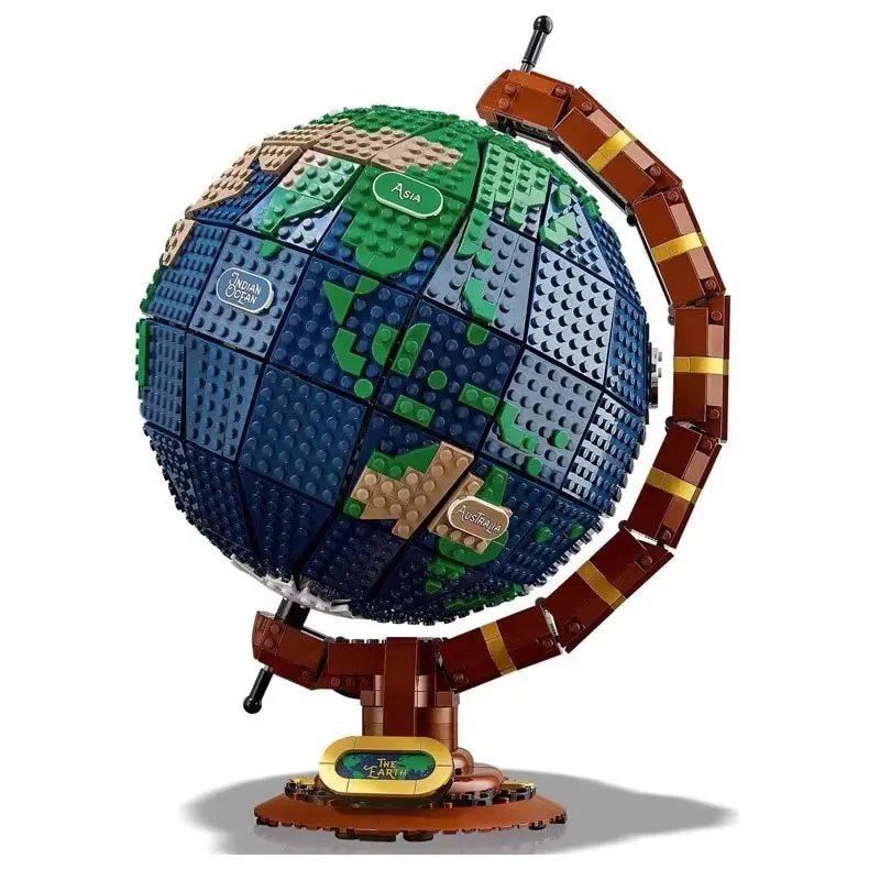 2585 stks globe model MOC moeilijke volwassen technische onderdelen 21332 bouwstenen kinderen jongens speelgoed geschenken
