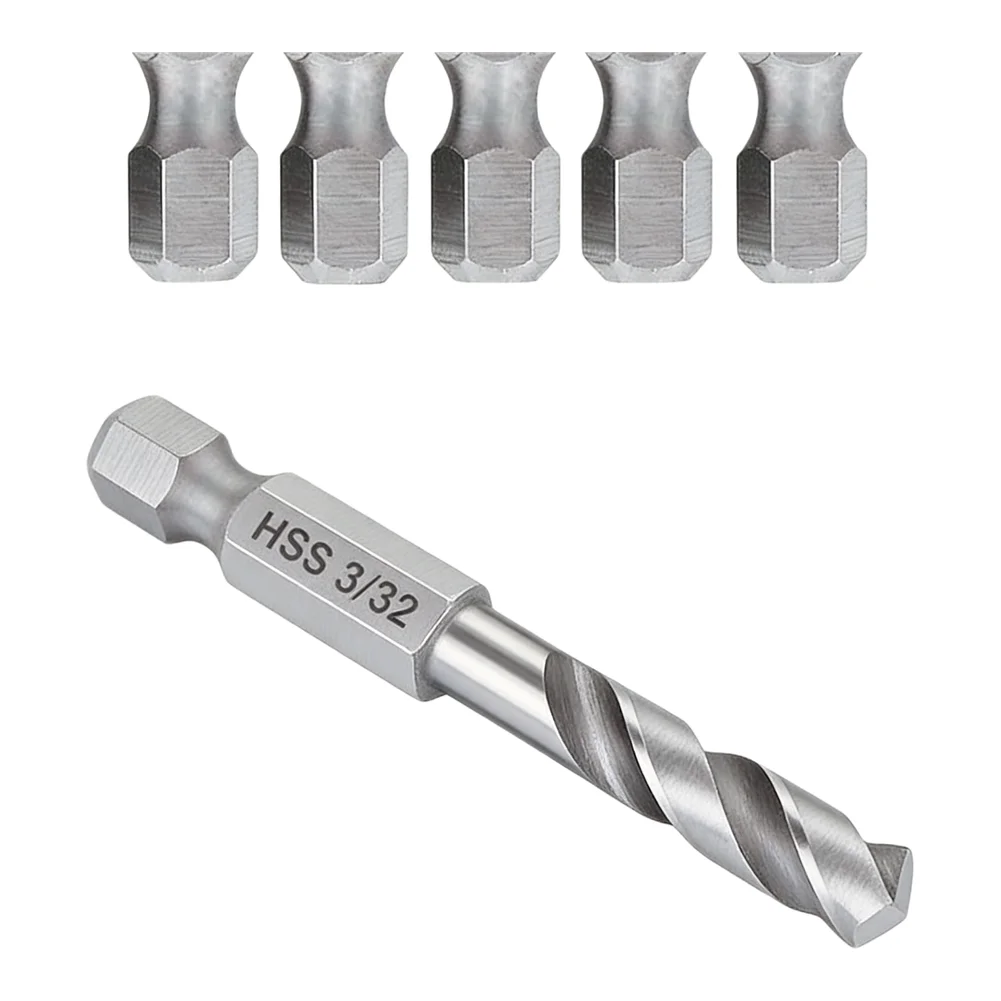 4241 HSS Hexagonal Shank Short Drill Bits Engineered for High Thermal Resistance and Integrity Under Load Conditions