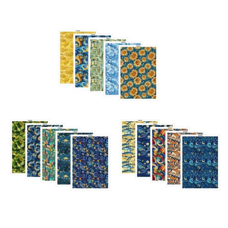 J78F Easy To Use Water Transfer Stickers For Creative Crafting And Home Decoration for Crafts Furniture Earrings