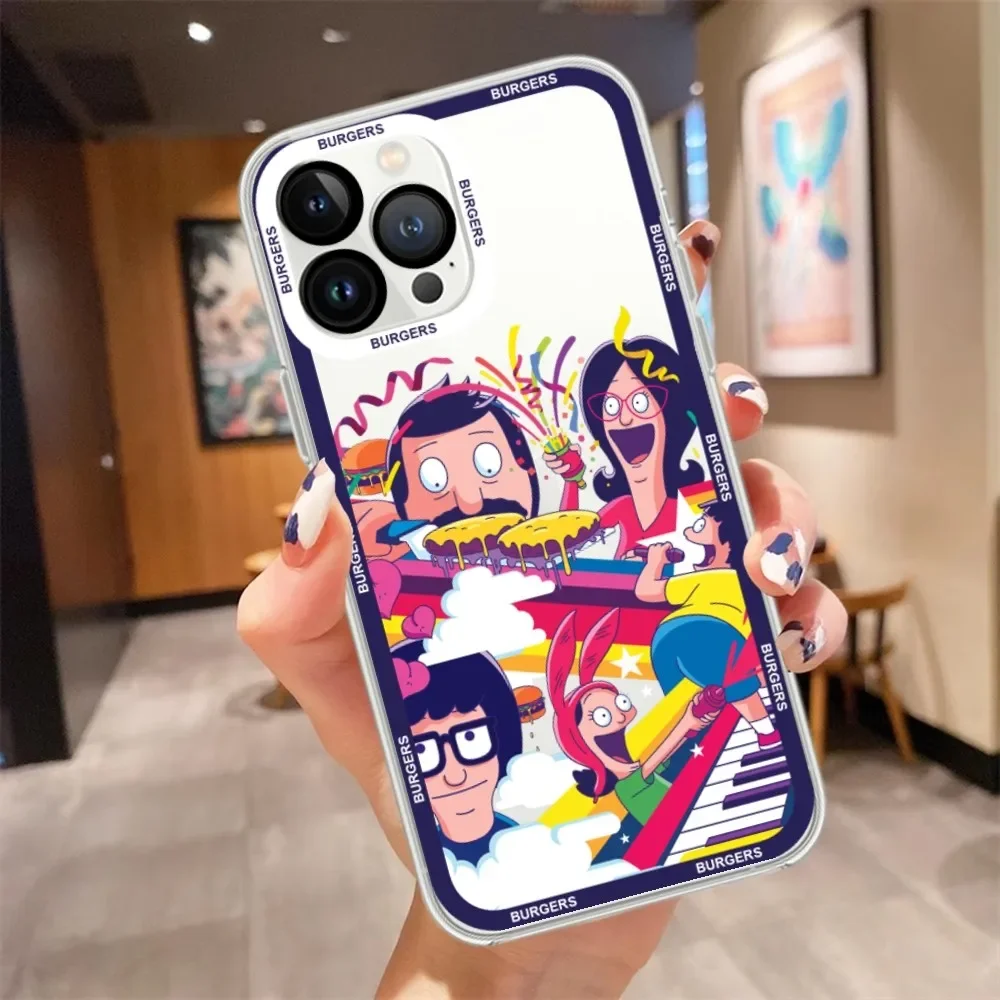 Cartoon B-Bobs B-Burgers Phone Case  For iPhone 15 13 14 12 11 Pro Max X XR XS Max