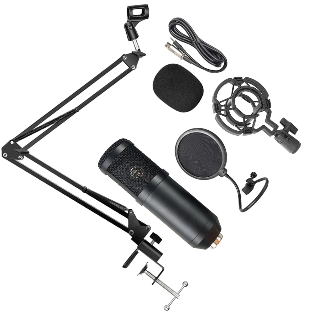 

Aluminum Alloy Mini Recording Microphone USB Streaming Live Broadcast Cardioid Condenser Mic Laptop Voice Smooth