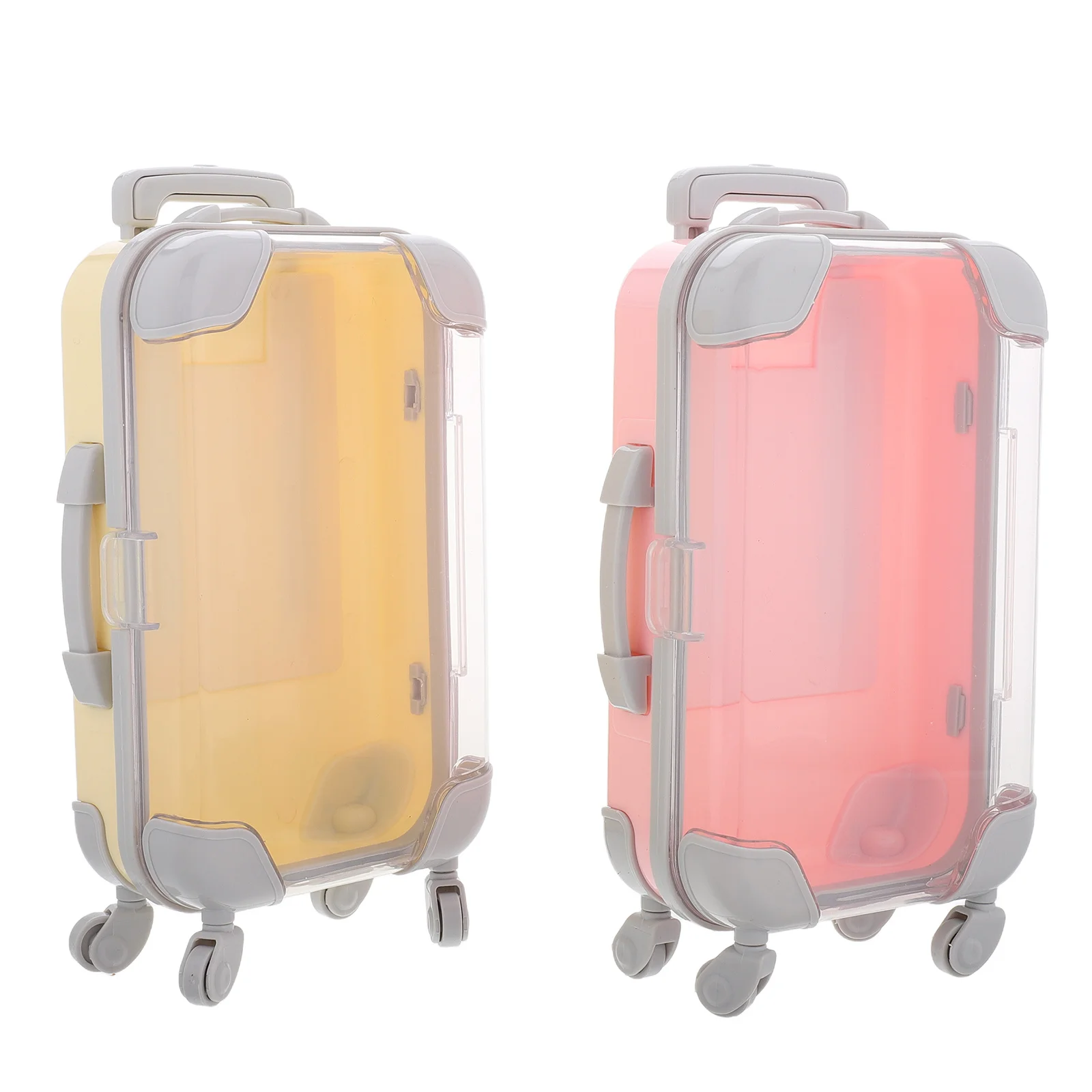 2 قطعة صندوق رمش حاوية تخزين فارغة التعبئة والتغليف كاذبة حامل مُنظِم حقيبة سفر الأمتعة الملحقات الصغيرة حالة البلاستيك