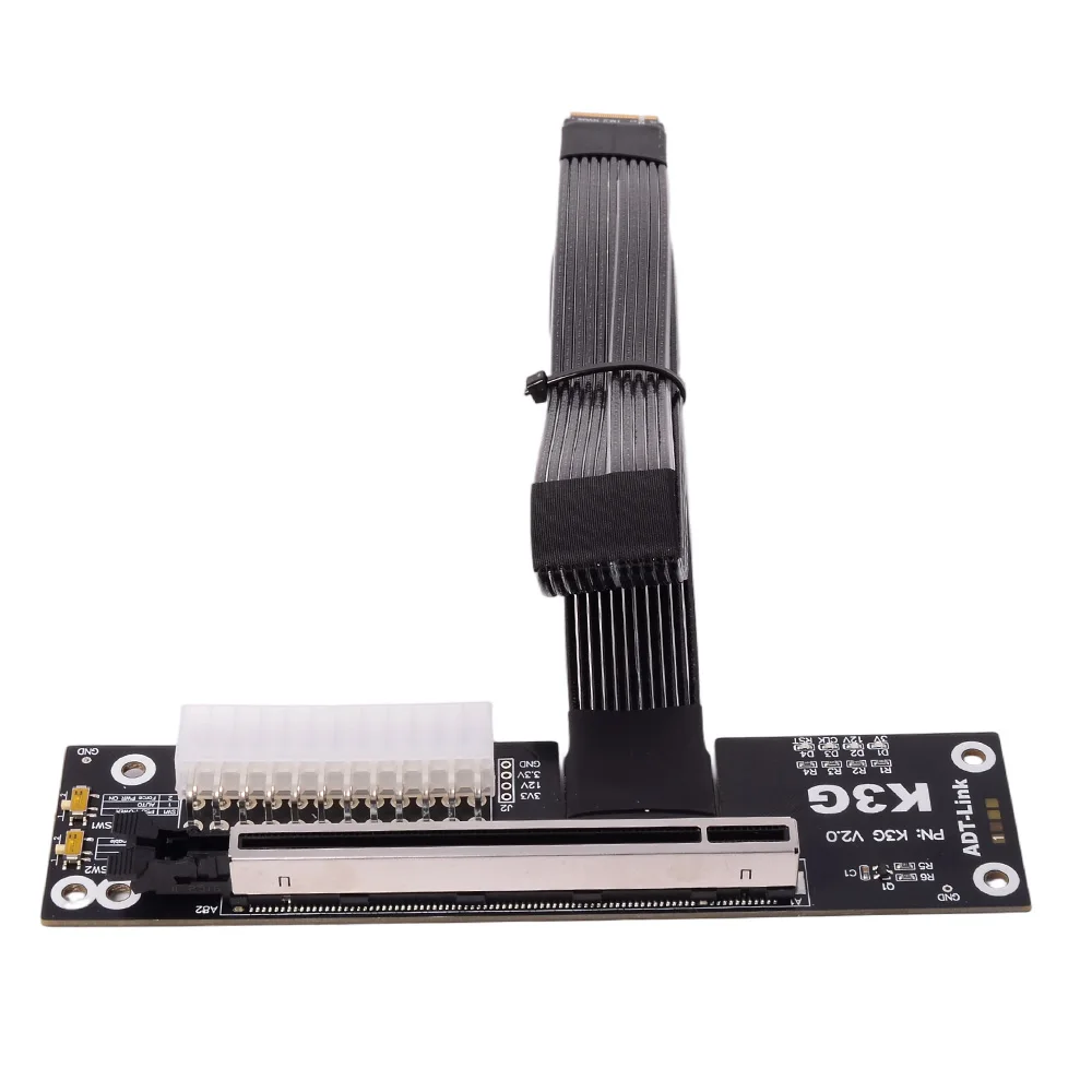 ADT-Link K43SG M.2 NVMe PCIe 3.0/5.0 X4 To Laptop Graphics Card Video External Docking Station ASUS ROG ALLY Egpu Dock PC Gaming