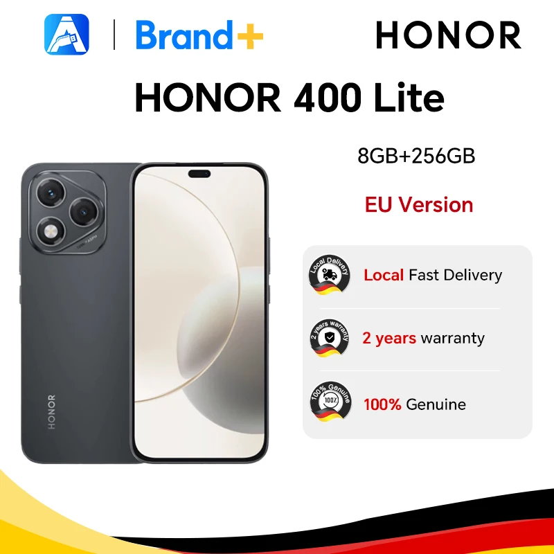 HONOR 400 Lite 5G, Versão UE, Smartphone 5G, Câmera Principal de 108MP, MTK Dimensity 7025-Ultra, Bateria de 5230 mAh, Tela AMOLED de 6,7 polegadas