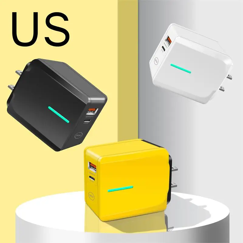 66W Fast Charging Charger PD+USB Data Cable EU US Adapter For iPhone Xiaomi Samsung Huawei Multiple Colors 2024 New