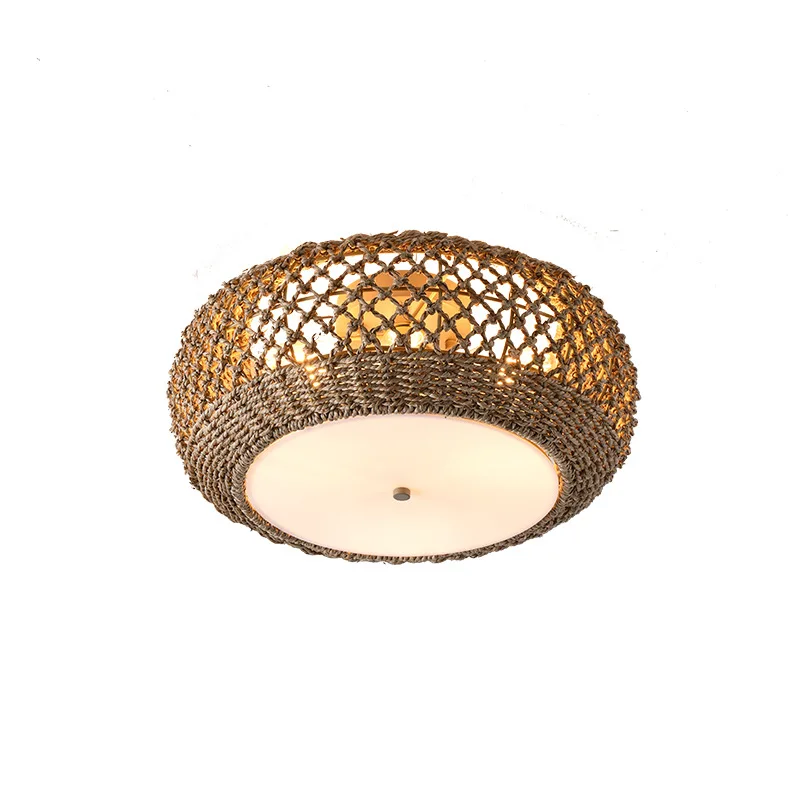 

Wabi, Japanese style, ceiling lamp, country, rattan, corridor, aisle lamp, vintage
