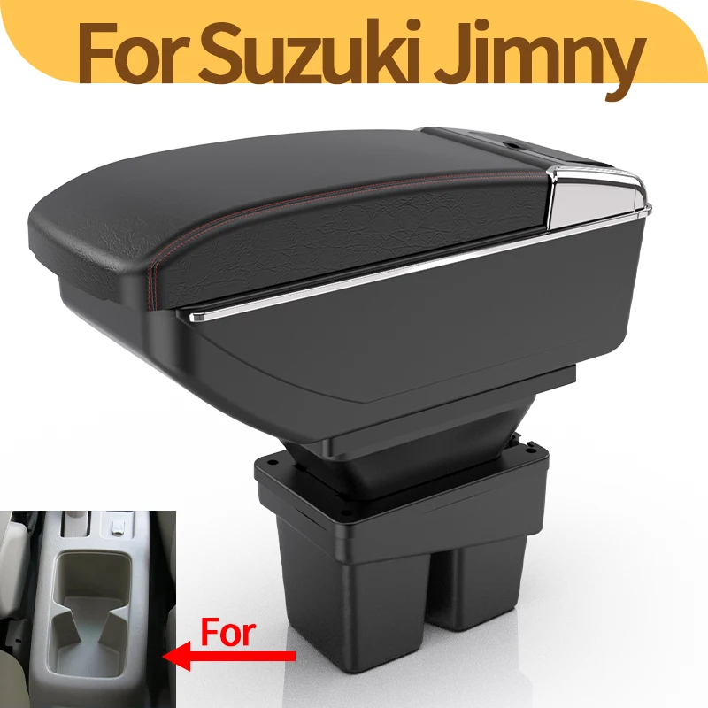 

For Suzuki Jimny Armrest box For Suzuki Jimny JB74 Car Armrest Storage Box 2019-2024 Dedicated Retrofit Interior Car Accessorie