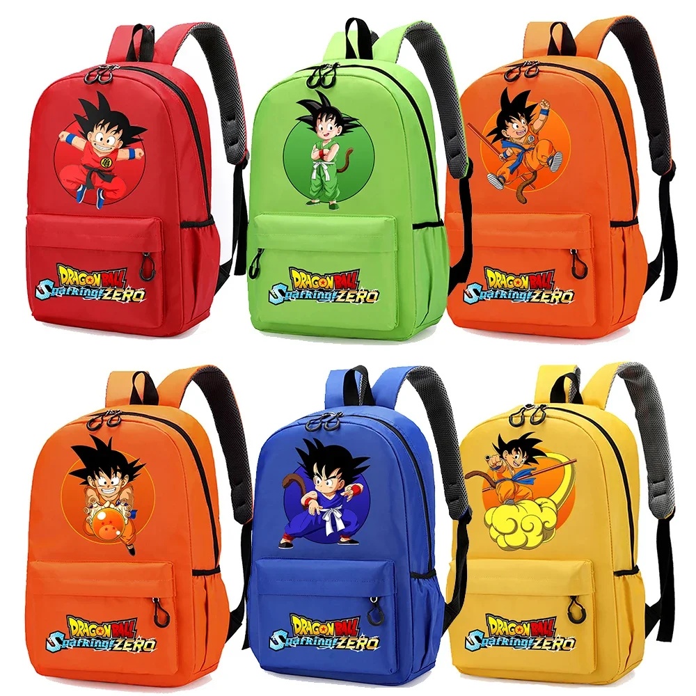 

Dragons Ball Schoolbag Bookbag Large Capacity Boys Backpack Knapsack High Quality Son Goku Backpack Laptop Bag Birthday Gifts