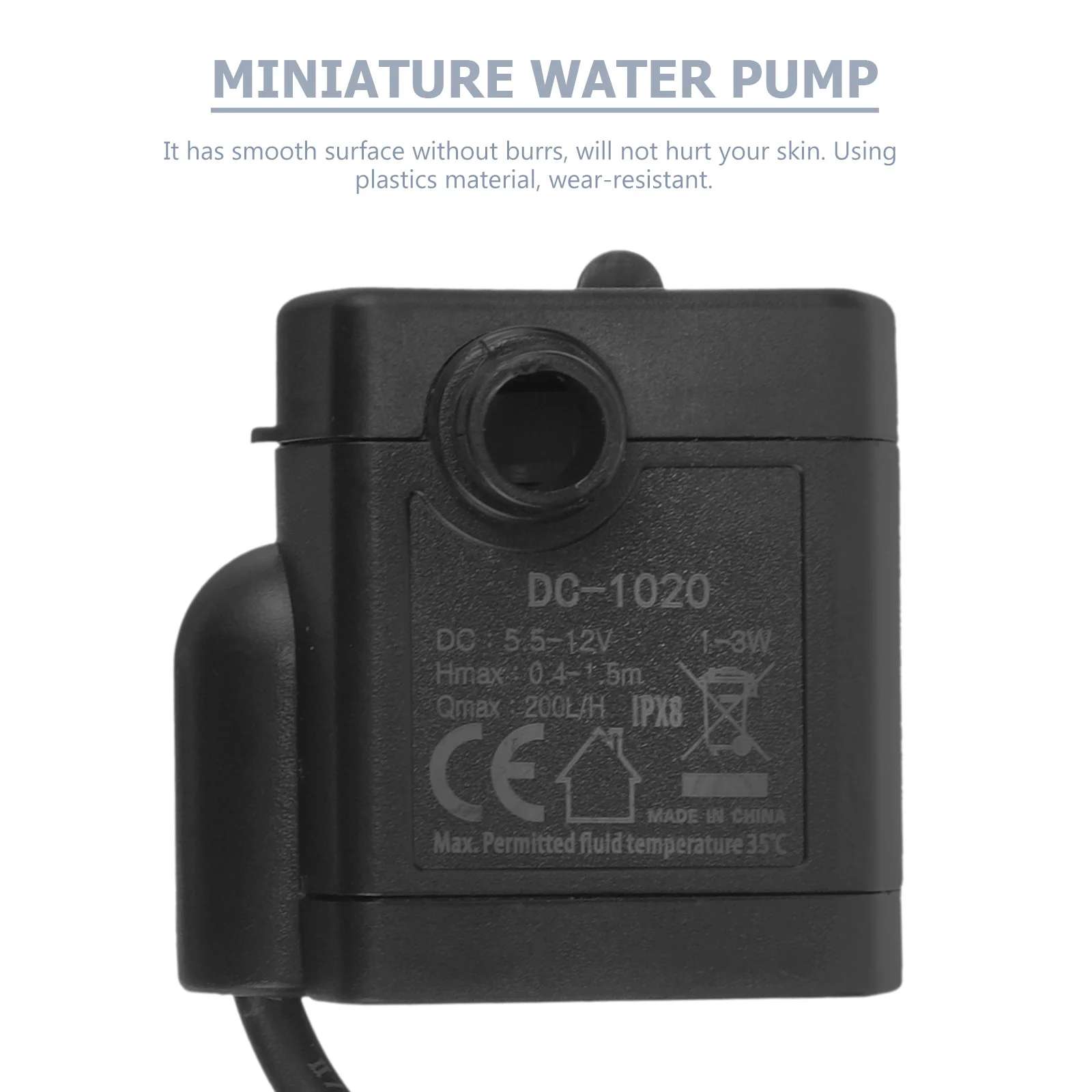 

Mini Submersible Water Pump USB Powered Simple Chic Design Tabletop Aquarium Fish Tank Fountain Pump Pond Filter Kit