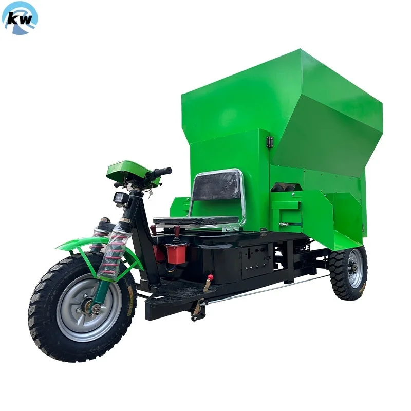 Multifunctional Dry Grain Feed Feeding Electric Variable Speed Spreader Car