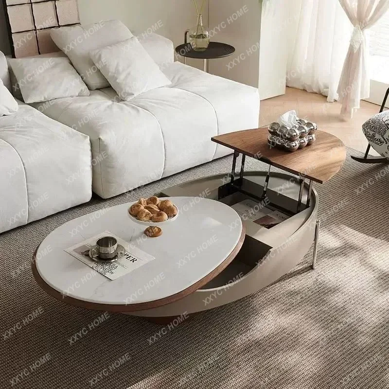 XXSimple Luxury Minimalist Coffee Table  Set Multifunction Ornaments Coffee Table Aesthetic Furnitur