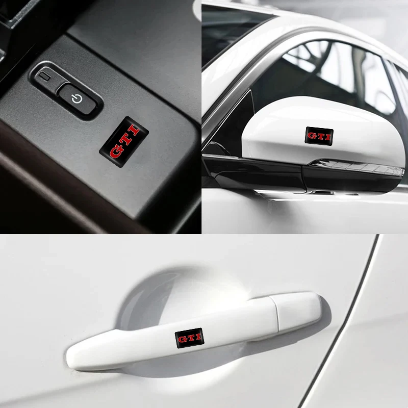 Car Emblem Logo Interior Decorative Stickers Badge Decal For Volkswagen VW Golf GTI Polo Passat Scirocco Tiguan Jetta Touareg CC