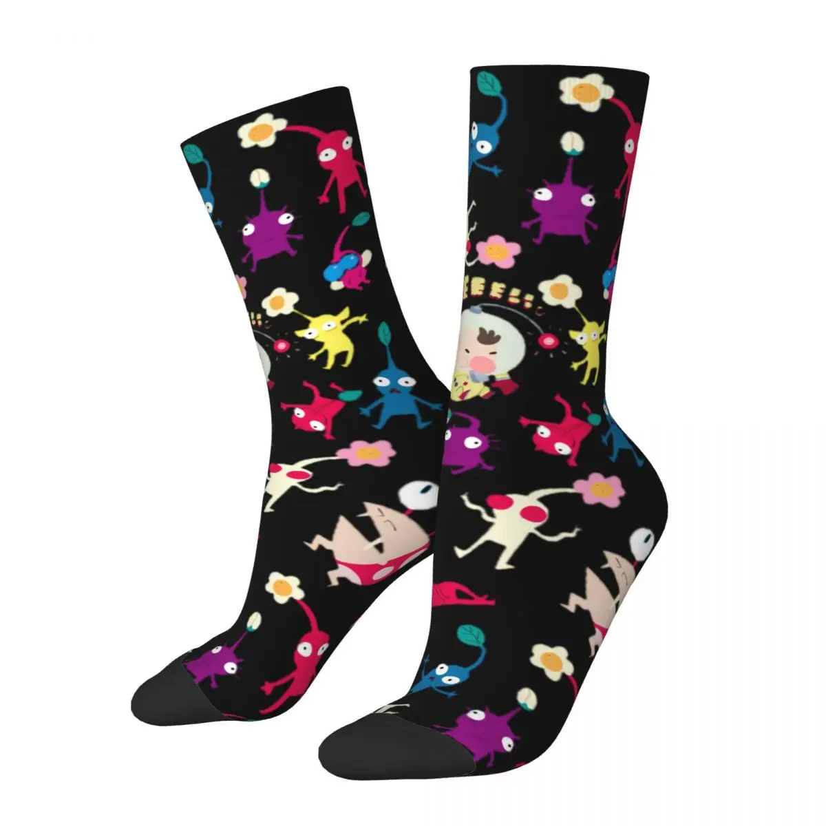 Calcetines de diseño Retro para hombre y mujer, medias cómodas, suaves, regalos maravillosos, Pikmin Fweeee