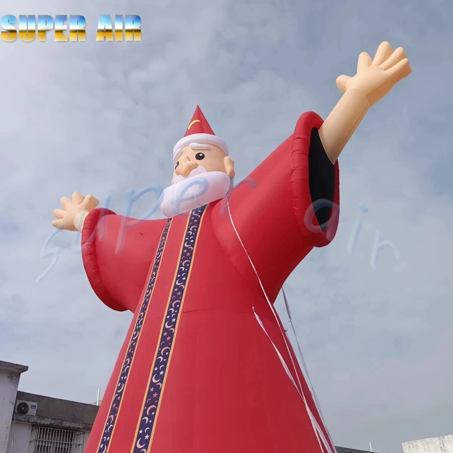 

Giant smile Inflatable Santa Claus with fan for Christmas yard decoration festival party