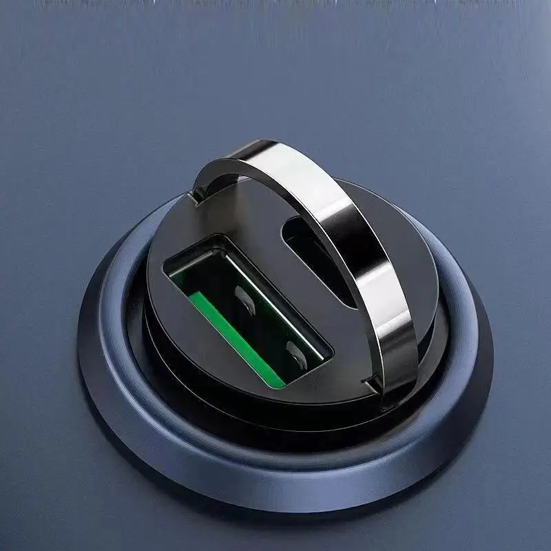 100W Mini Car Charger Dual Port 30W PD Fast Charging Invisible Design For Daily Driving Road Trips