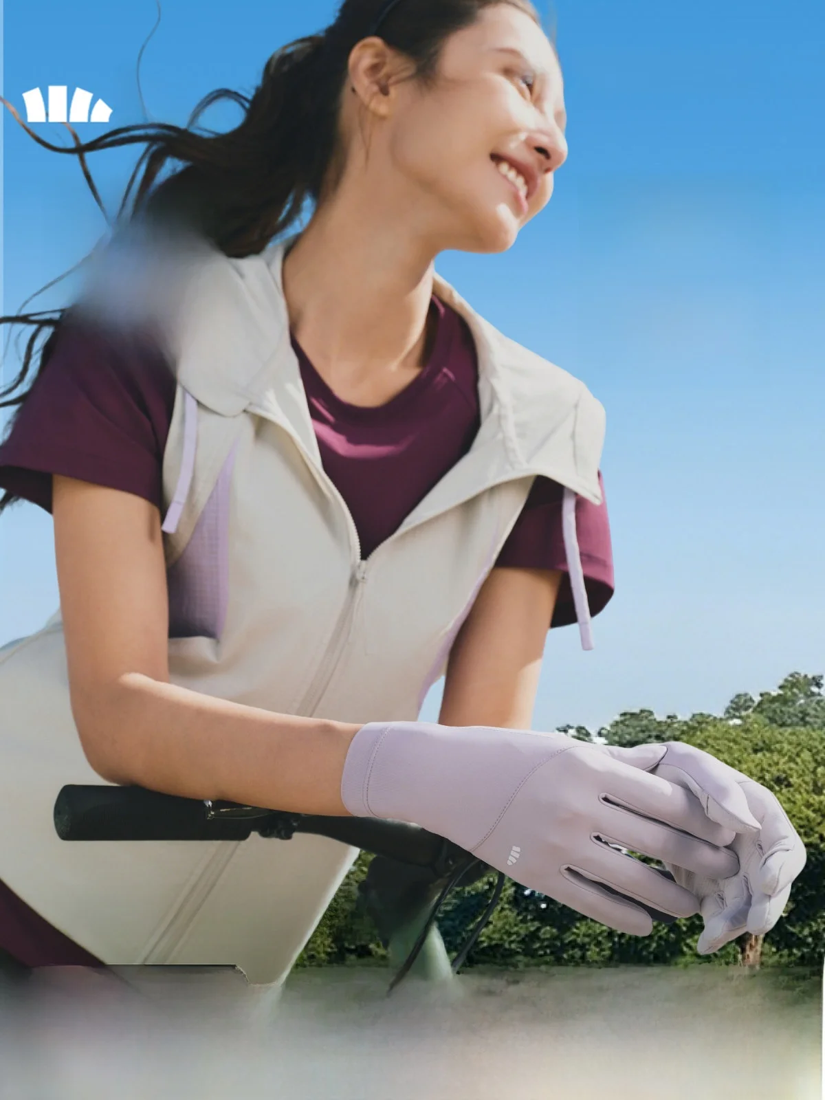 bananain-sun-protection-gloves-women's-lightweight-short-outdoor-windproof-slip-resistant-breathable-driving-cycling-hand-sleeve